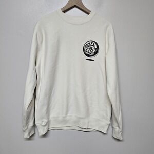 Louis Tomlinson Sweatshirt Mens‎ Medium Ivory 2022 World Tour Long Sleeve Heavy